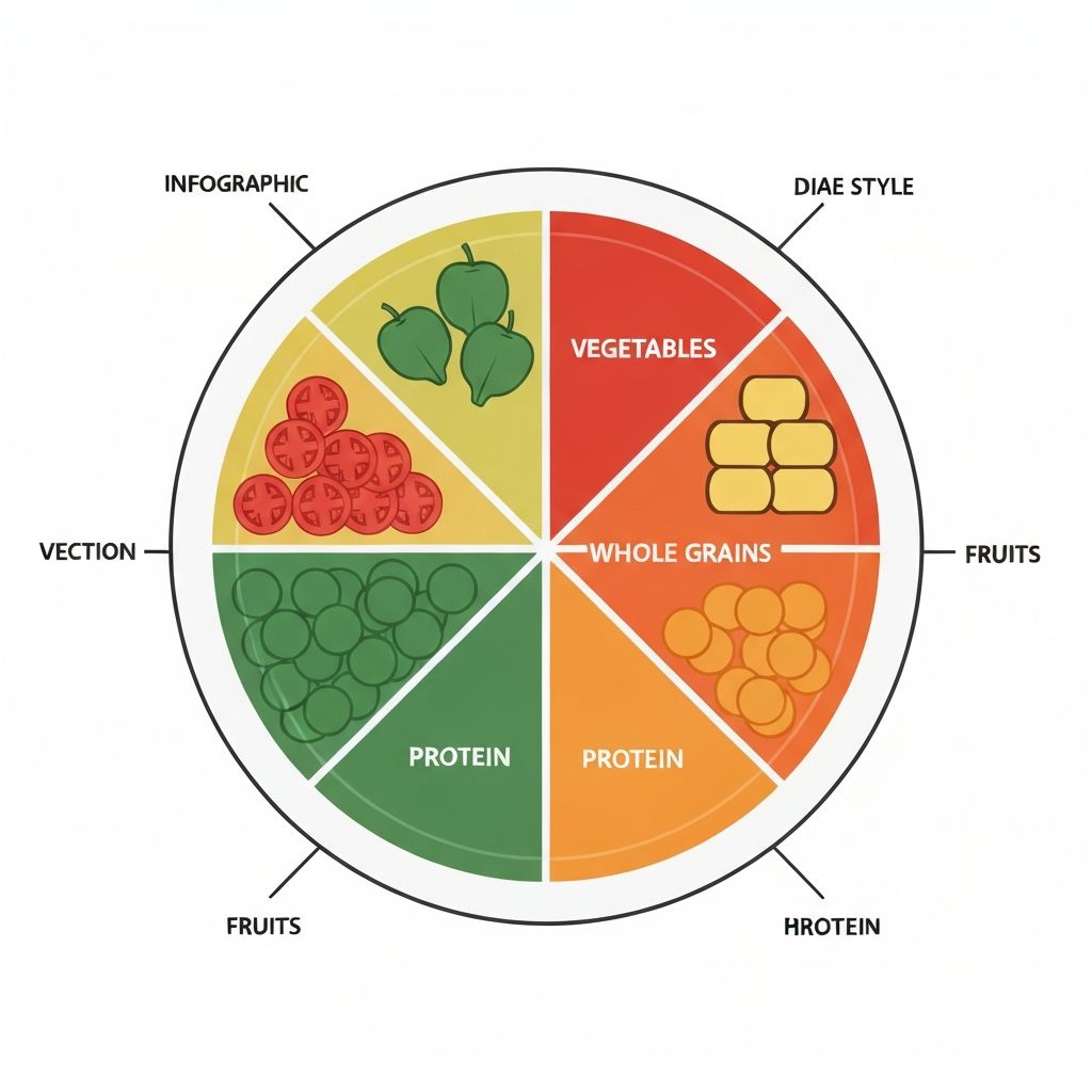 Egészséges tányér koncepció